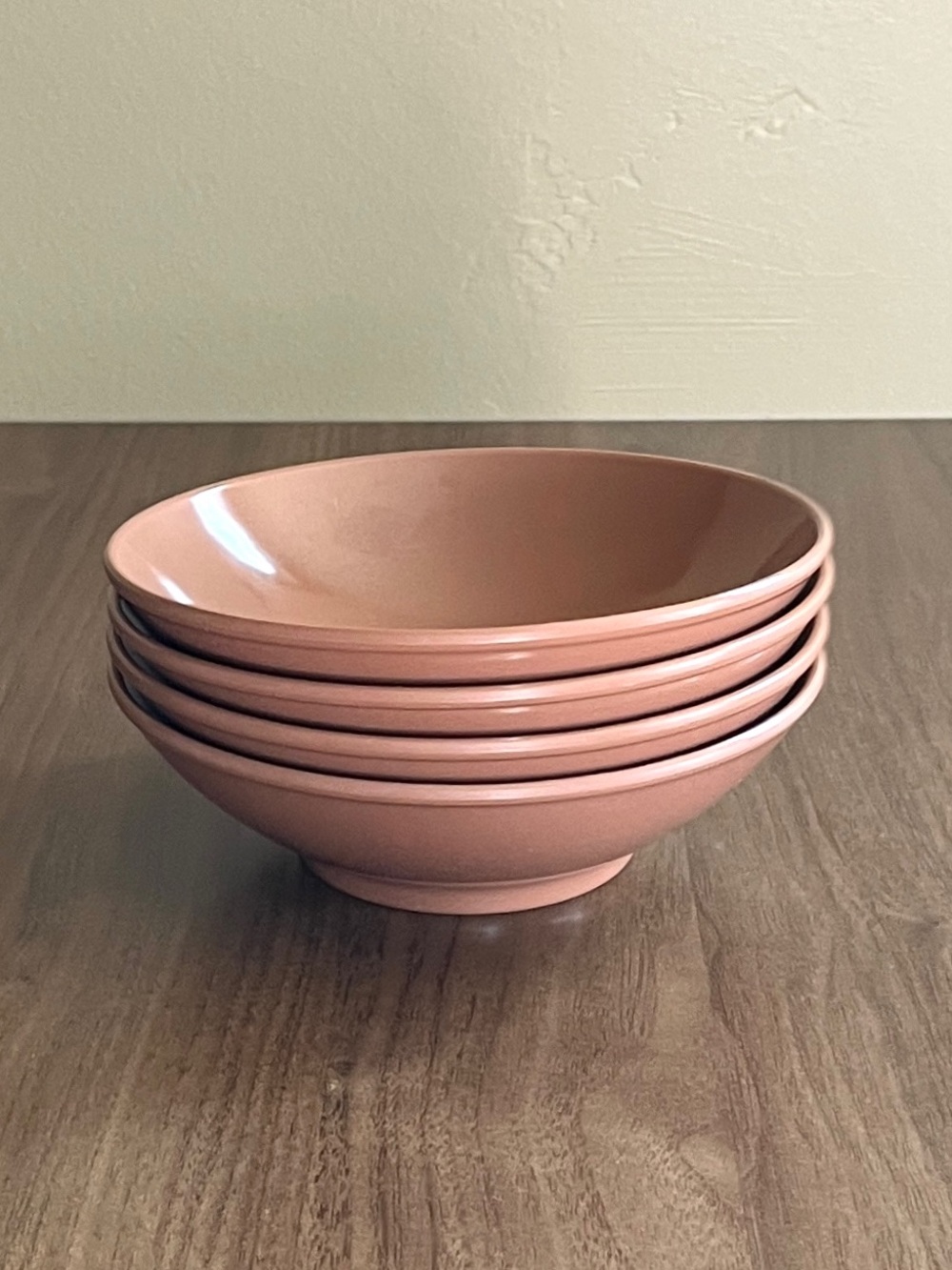 VTG Melamine Bowls Set of 4 Cottagecore Grandmacore Retro MCM 60s 70s 80s